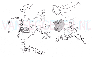 FUEL TANK - FILTER BOX - SEAT