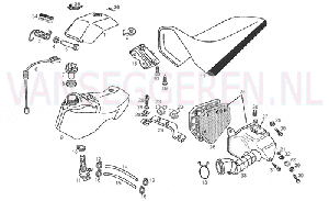 FUEL TANK - FILTER BOX - SEAT