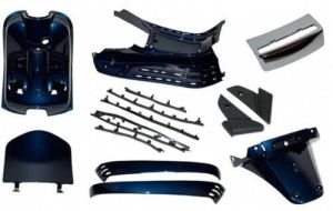 Binnen beplatingset Vespa LX Blauw 222