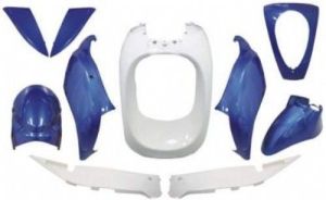 Beplatingset SYM MIO Blauw/Wit