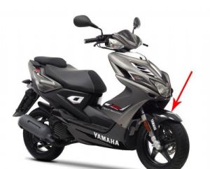 Voorspatbord Yamaha Aerox Zwart