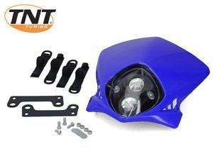 TNT Duke Koplampunit Cross Blauw Halogeen