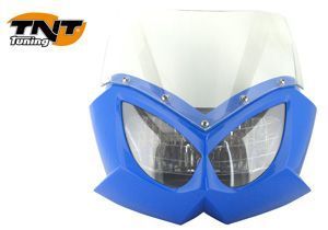 TNT Voorkap Eagle blauw met transparant glas