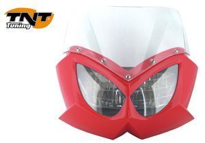 TNT Voorkap Eagle rood met transparant glas