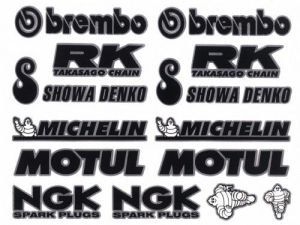 Stickerset Brembo Michelin Motul