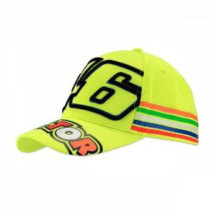 Valentino Rossi Cap Stripes Flou Yellow