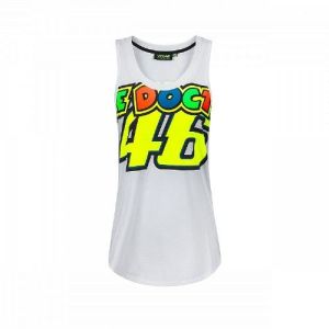 Valentino Rossi Lady Tanktop Stripes White