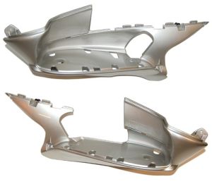 DMP Onderspoiler Set Zilver Gilera Runner