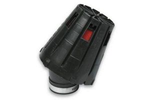 Malossi Powerfilter e5 recht Chroom/Rood 42mm