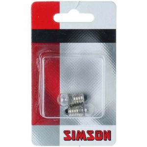 Simson fietslampjes achter 6 volt 0,6 watt