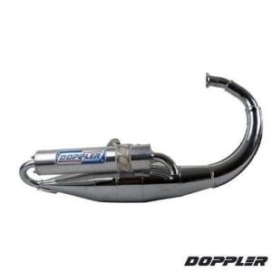 Doppler S3R Chrome Uitlaat Minarelli Verticaal