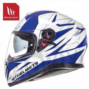 Valhelm MT Thunder III SV Effect wit/Blauw